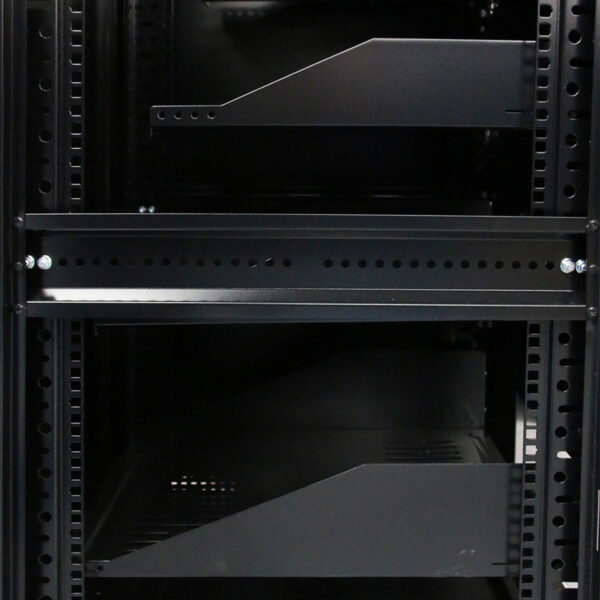 36U AV Mobile Equipment Rack Cabinet with Shelves