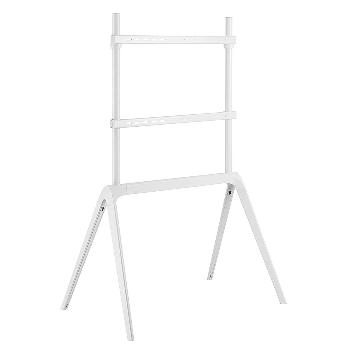 AVS-6586S Artistic Steel Easel Studio TV Display Stand for 65″ to 86″ TV’s (White)