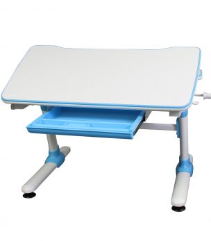 KD38B Height Adjustable Children's Desk Blue