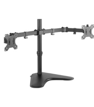 TM-EX20 Dual Arm Height Adjustable Freestanding Desktop Mount